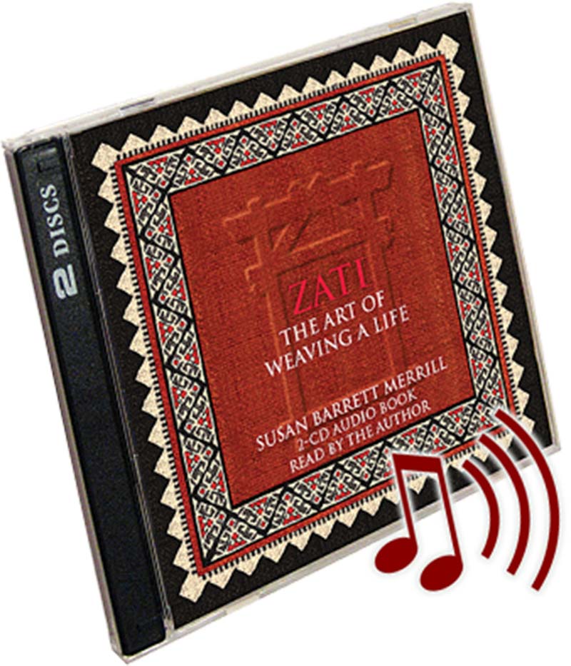 Weaving a Life red woven book cover